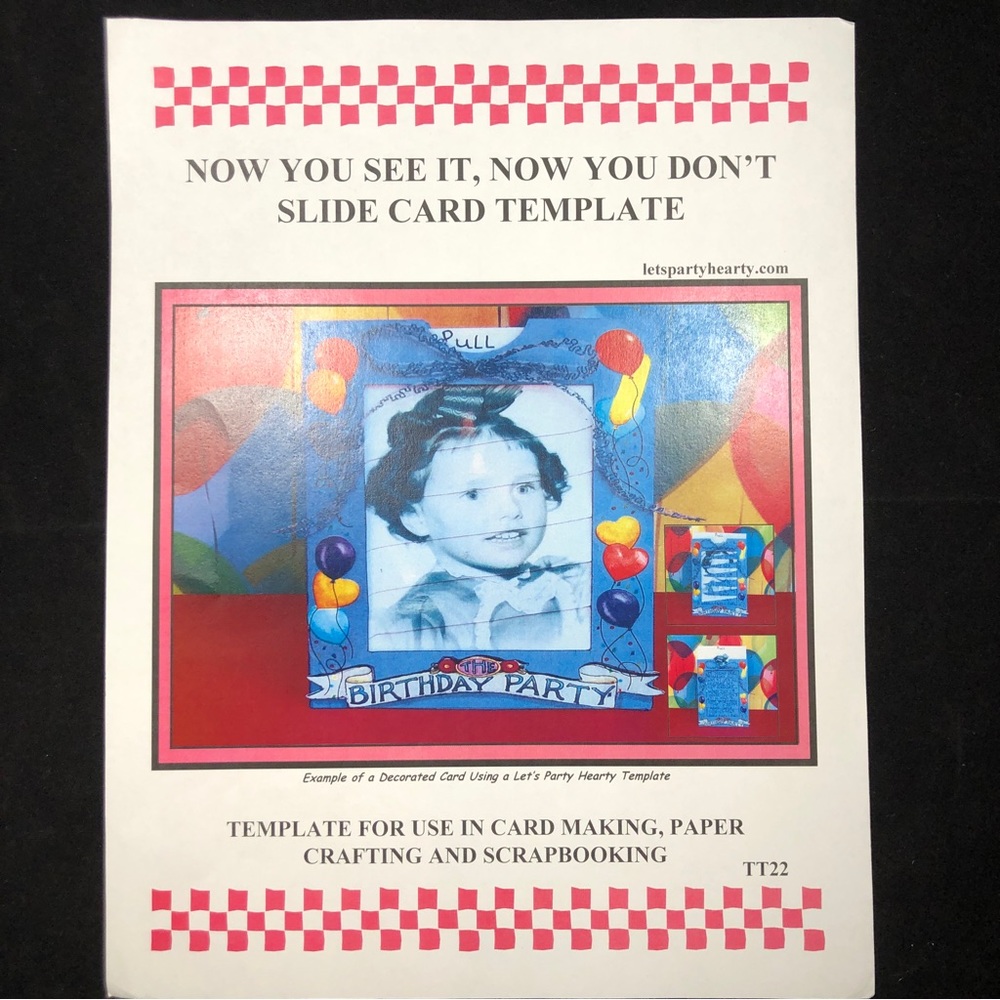 NOW YOU SEE IT, NOW YOU DON’T SLIDE CARD TEMPLATE - Picture 3 of 4